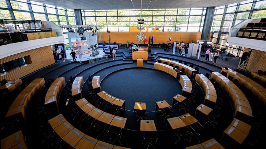 Plenarsaal des Thüringer Landtags Plenarsaal des Thüringer Landtags